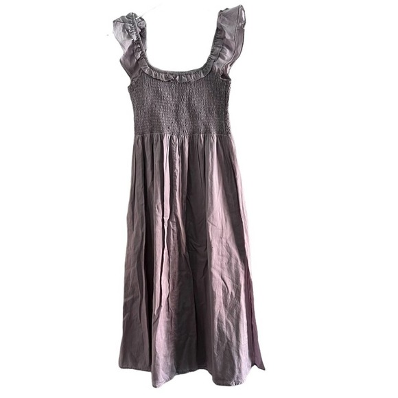 Reformation Noreen Dress - Sweat Pea Size Medium B1846 - Picture 6 of 8